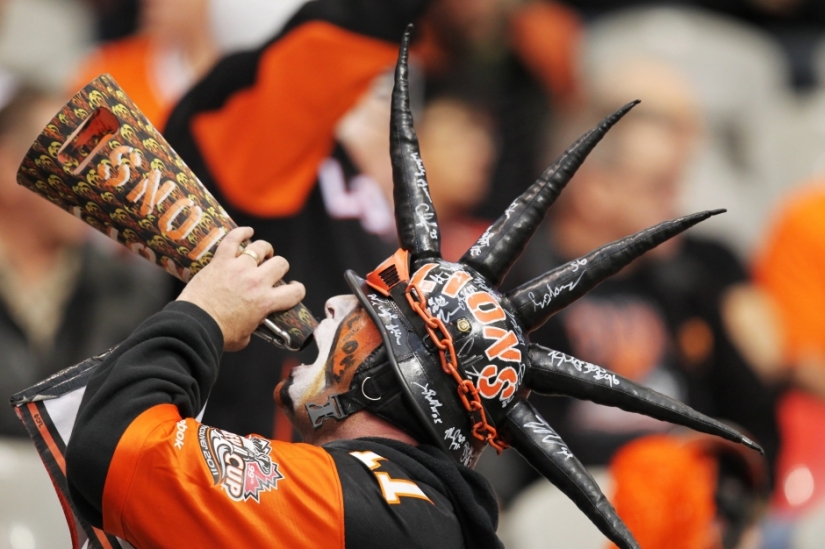 Crazy football fans Crazy football fans