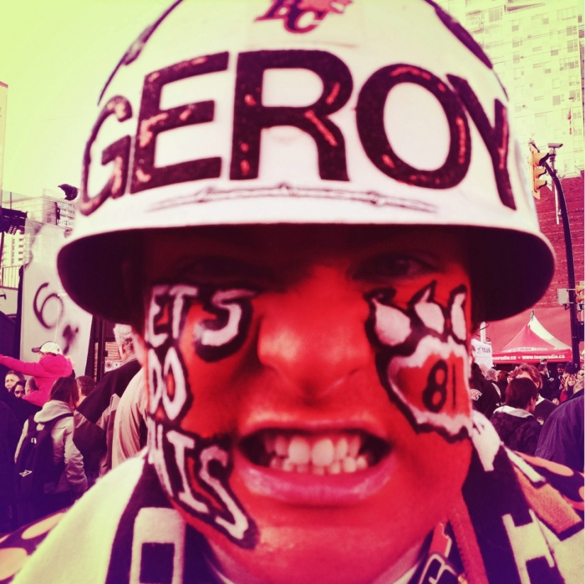 Crazy football fans Crazy football fans