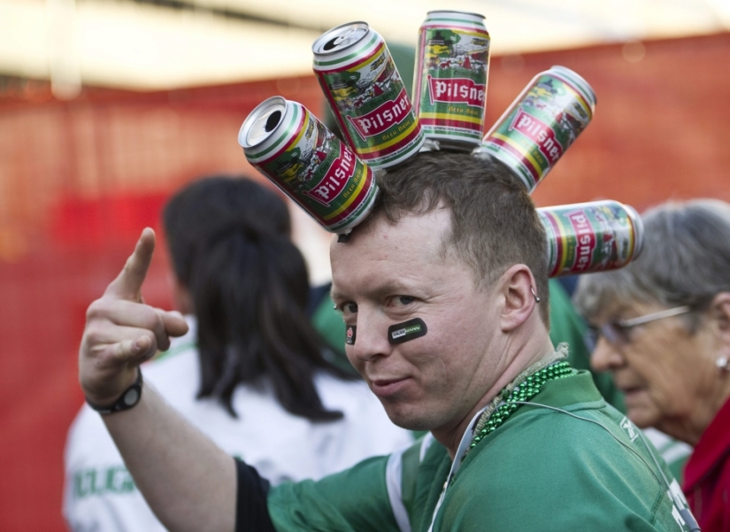 Crazy football fans Crazy football fans