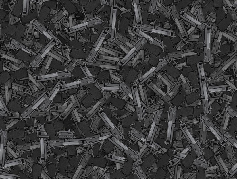 De la serie "American auto-retrato" por Chris Jordan De la serie "American auto-retrato" por Chris Jordan