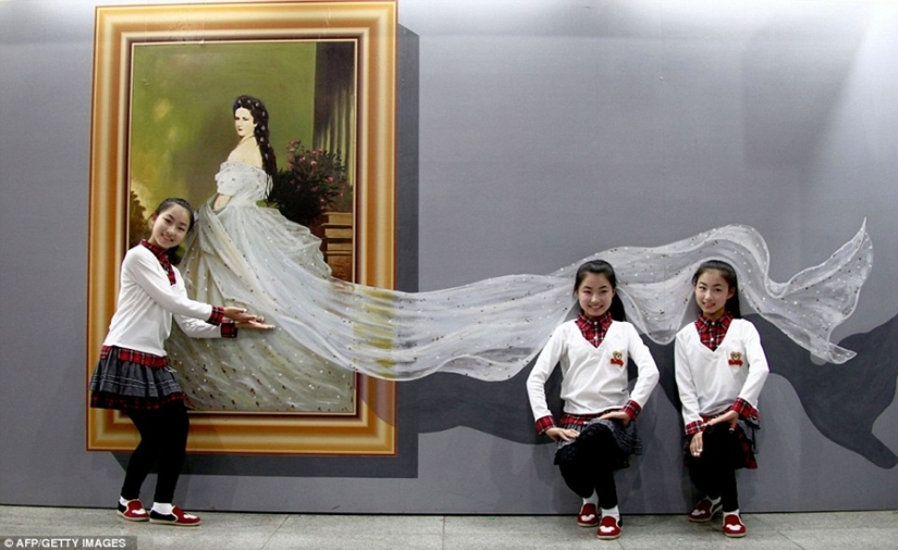 Exposición de pinturas 3D en China