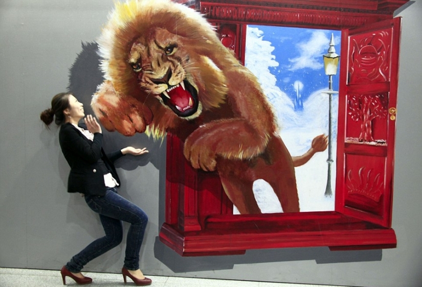 Exposición de pinturas 3D en China