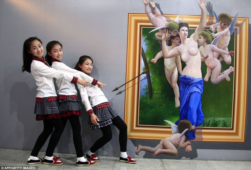 Exposición de pinturas 3D en China