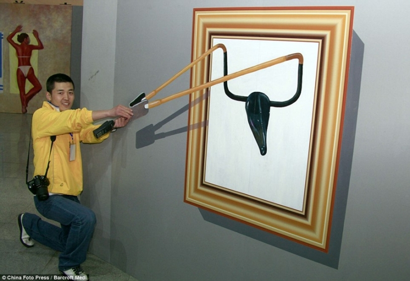 Exposición de pinturas 3D en China