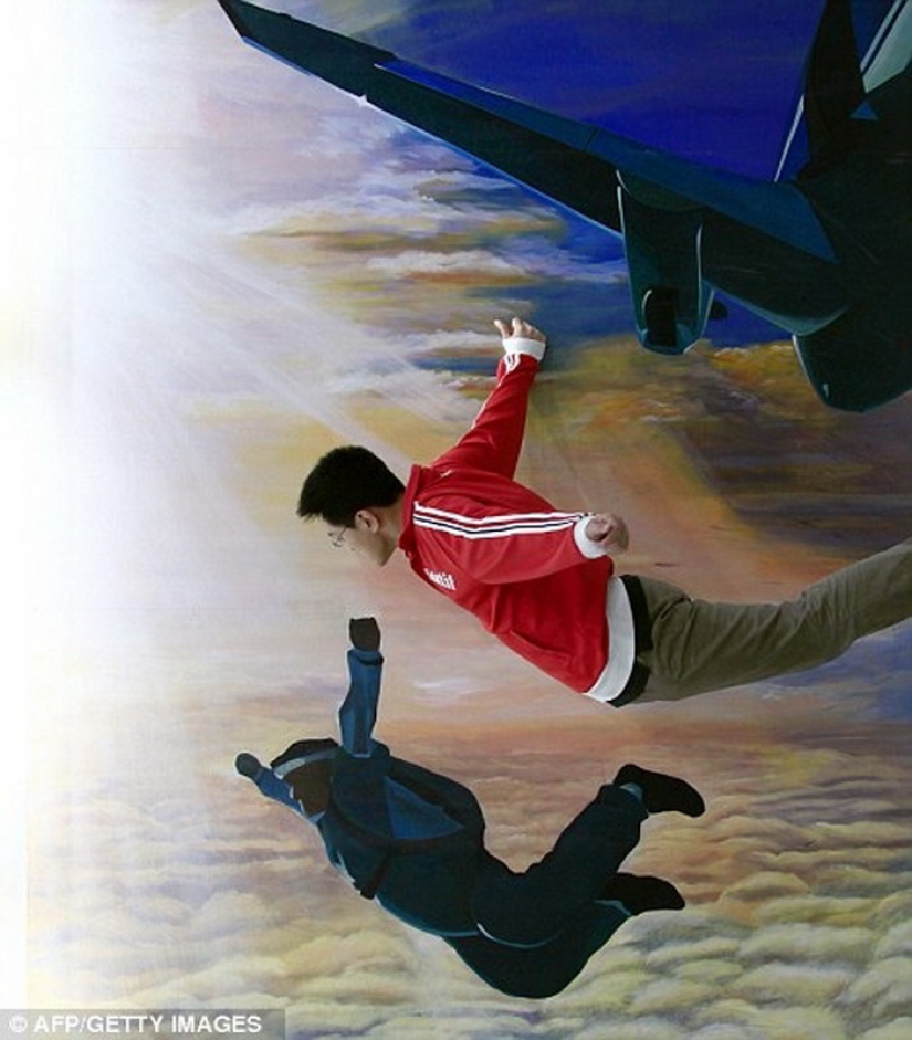 Exposición de pinturas 3D en China