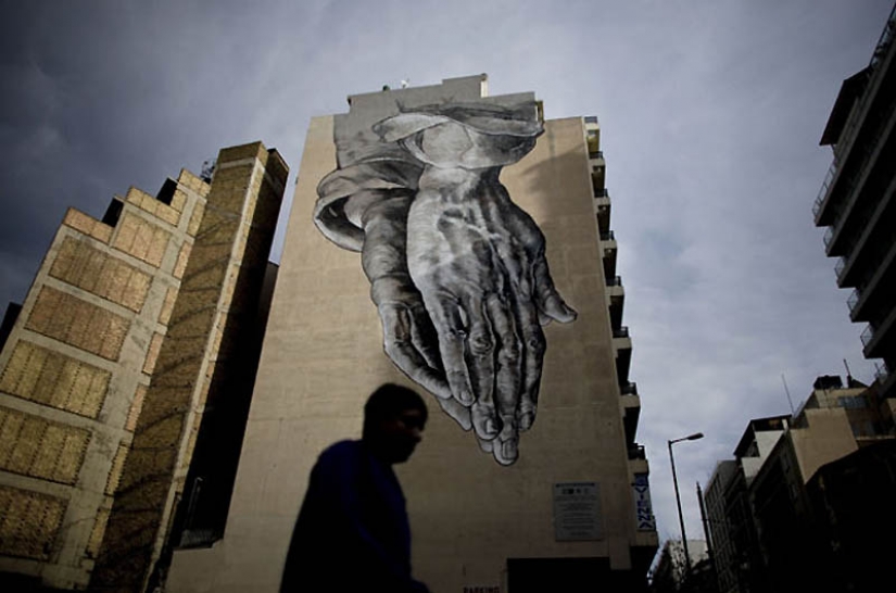 Graffiti en Atenas