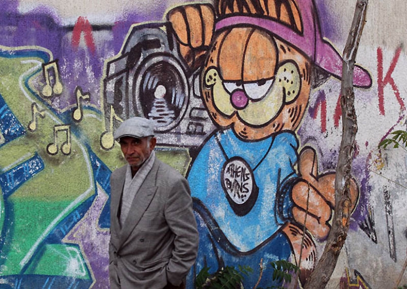 Graffiti en Atenas