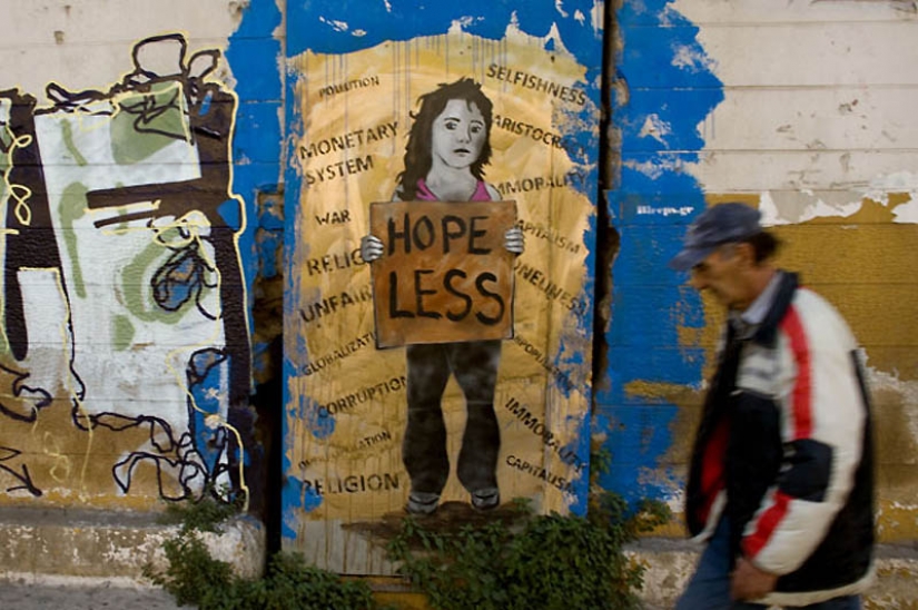 Graffiti en Atenas