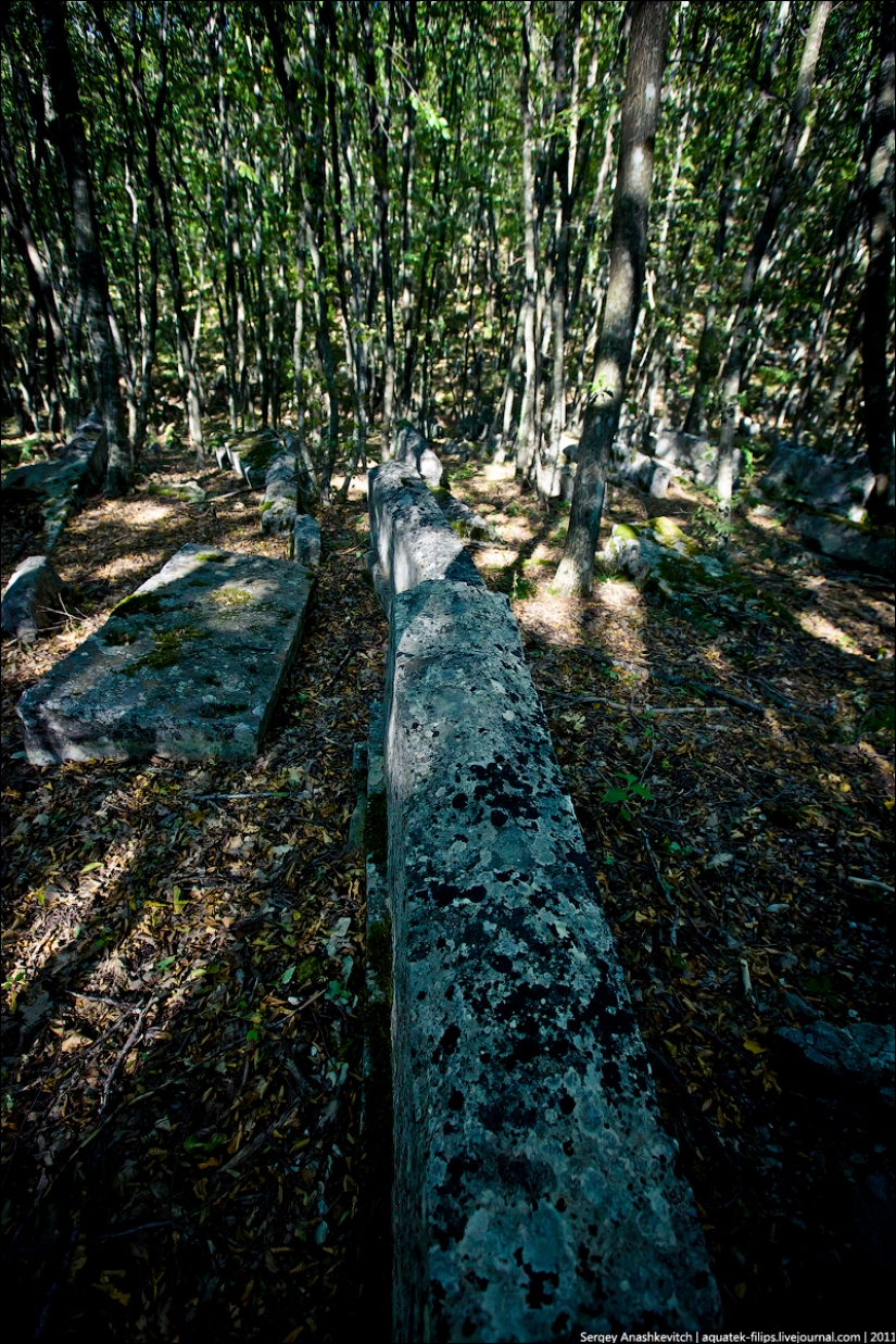 La antigua Caraítas cementerio en Iosafatovoj valle