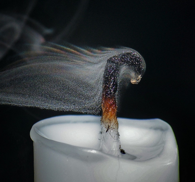Rainbow candle Rainbow candle