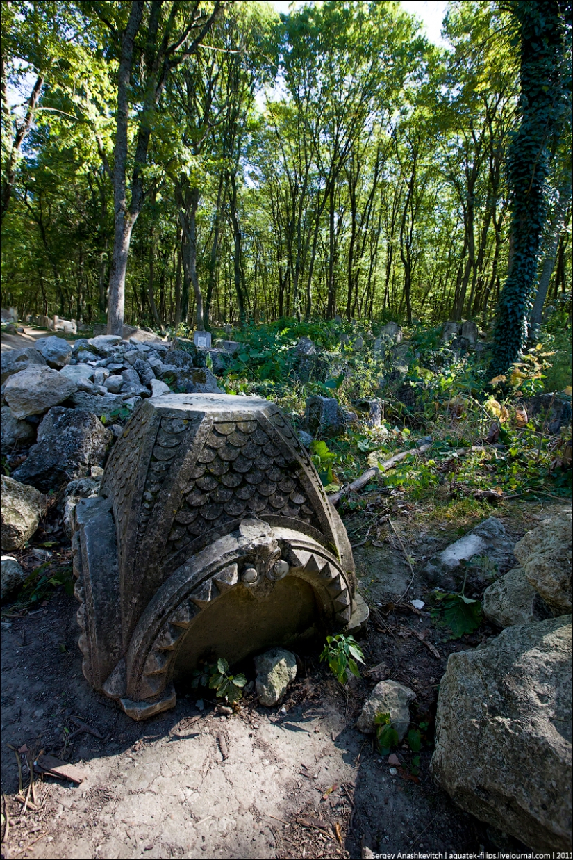 The ancient Karaite cemetery in Iosafatovoj valley