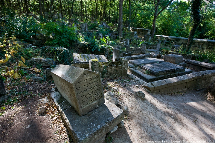 The ancient Karaite cemetery in Iosafatovoj valley