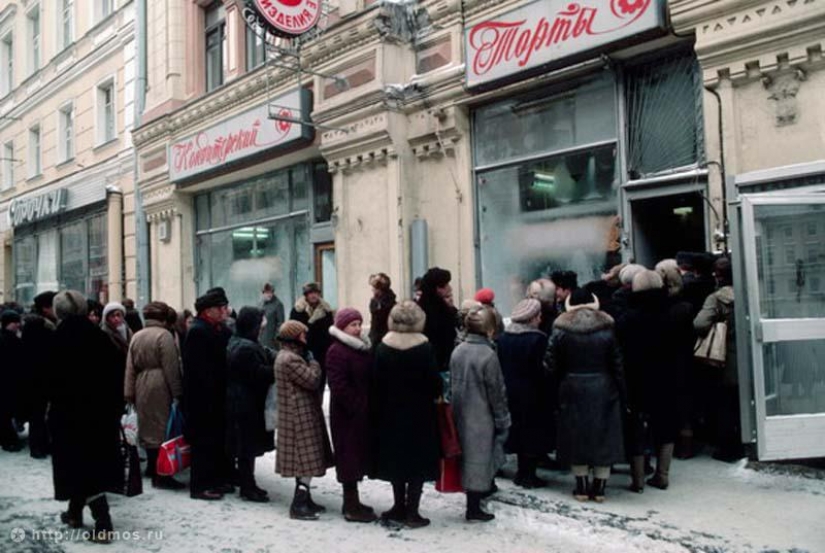 La historia de Moscú cola en las fotografías La historia de Moscú cola en las fotografías