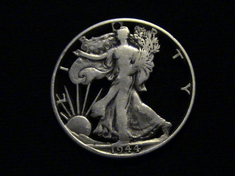 Amazing carving coins Amazing carving coins