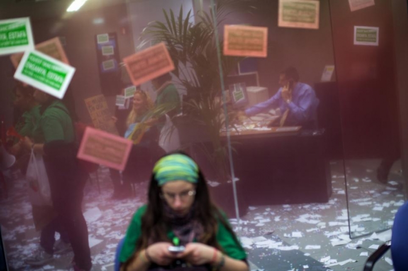 Las víctimas de la crisis de las hipotecas se apoderó de la Banco