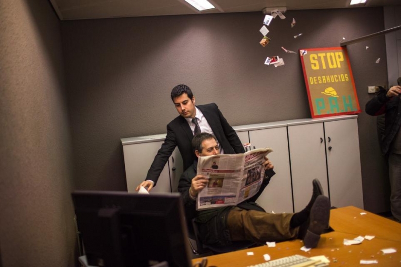 Las víctimas de la crisis de las hipotecas se apoderó de la Banco