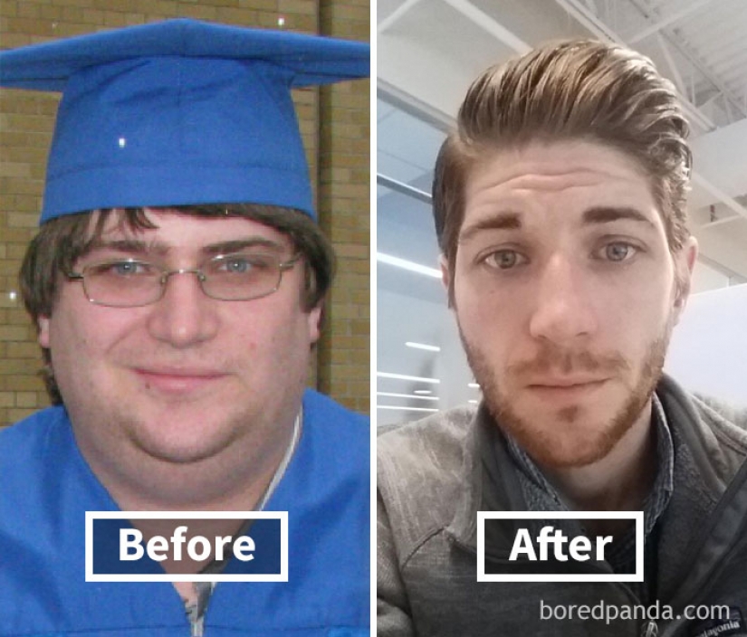 32 inspiring examples of how weight loss transforms the face