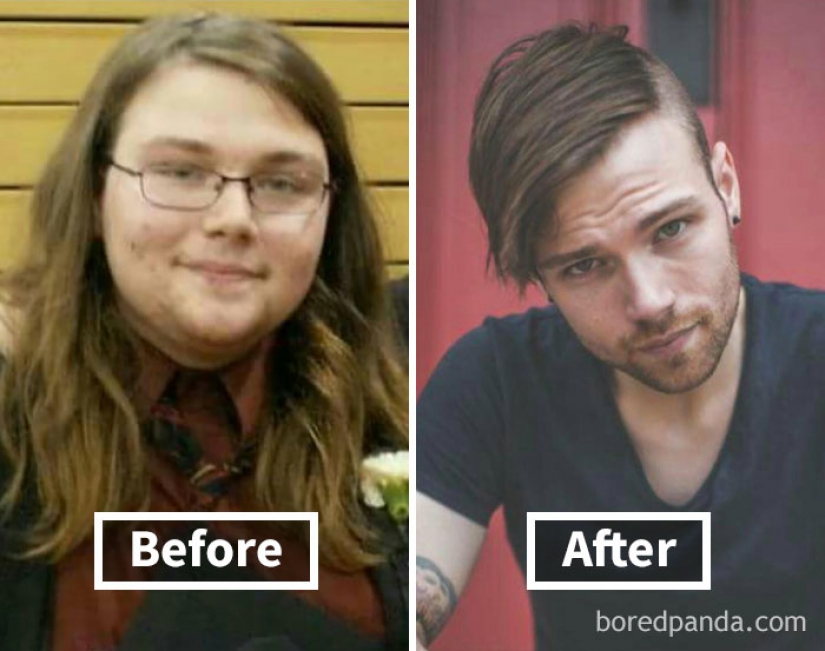 32 inspiring examples of how weight loss transforms the face