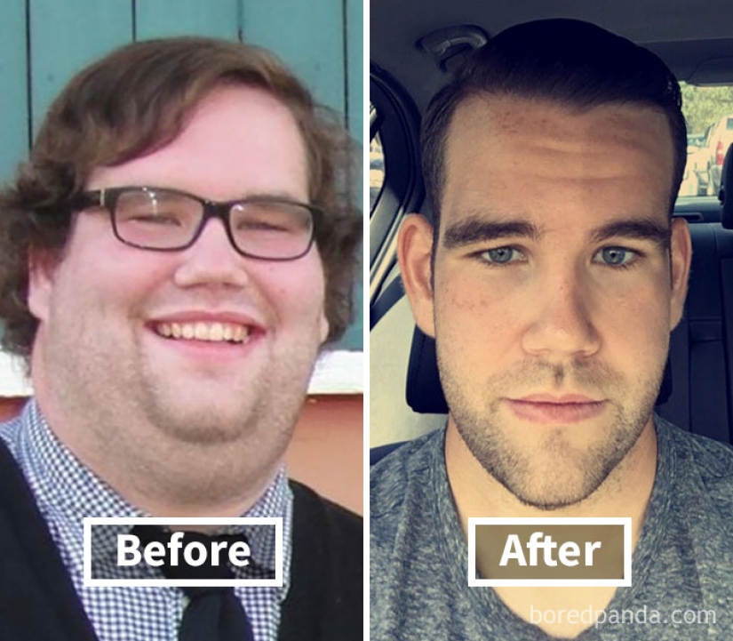 32 inspiring examples of how weight loss transforms the face