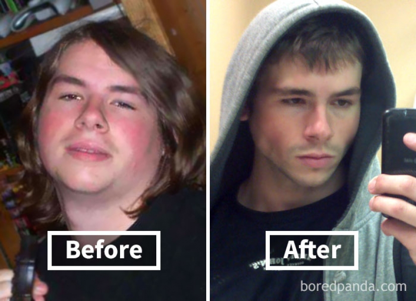 32 inspiring examples of how weight loss transforms the face