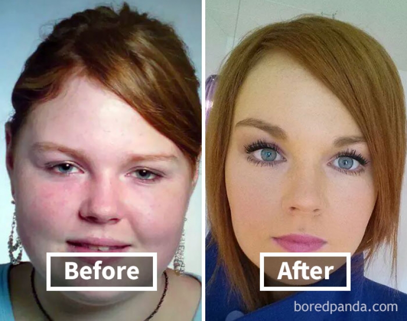 32 inspiring examples of how weight loss transforms the face