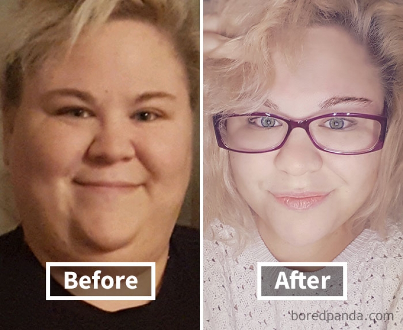 32 inspiring examples of how weight loss transforms the face