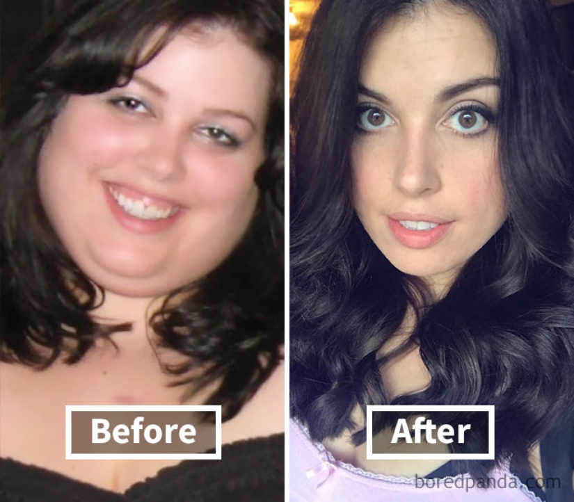 32 inspiring examples of how weight loss transforms the face