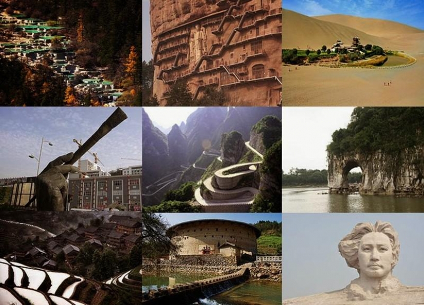 10 amazing attractions in China besides the great wall and Terracotta army