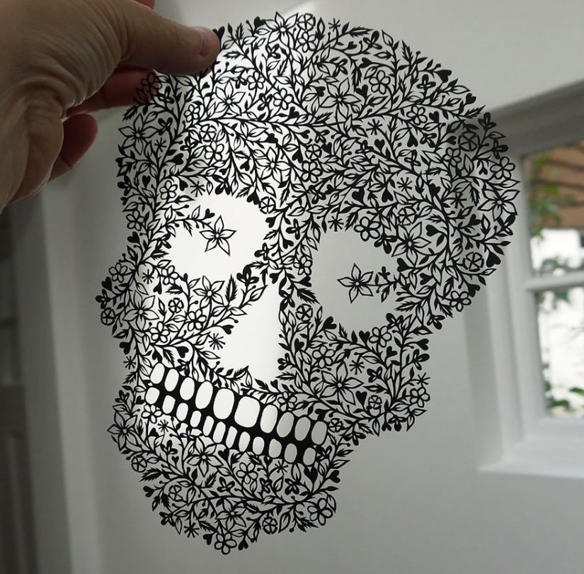 10 genios que cortar el papel increíbles obras maestras