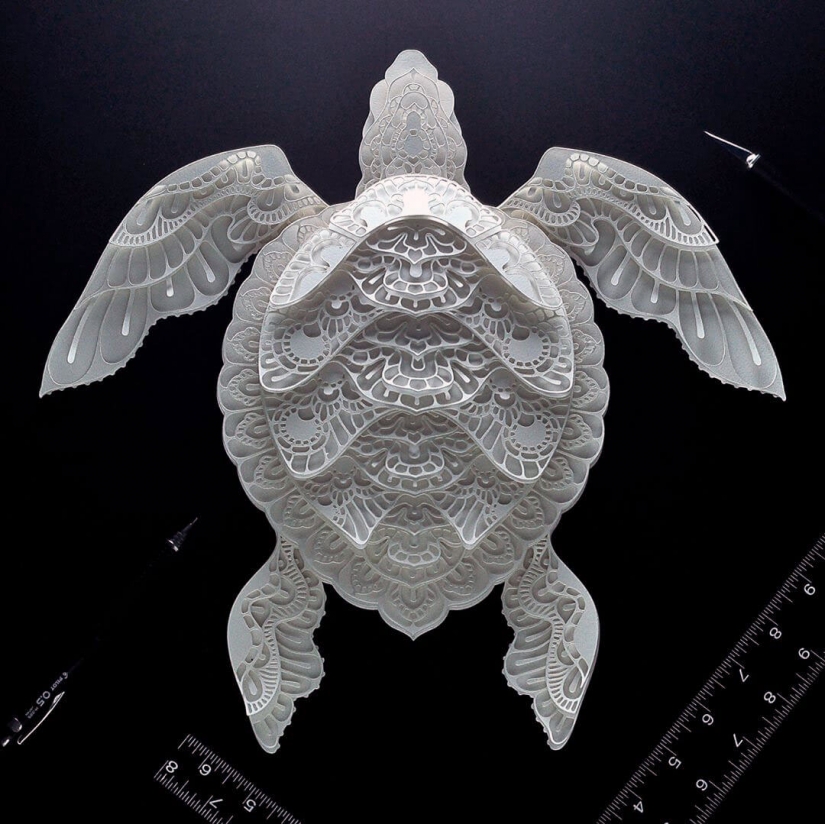 10 genios que cortar el papel increíbles obras maestras