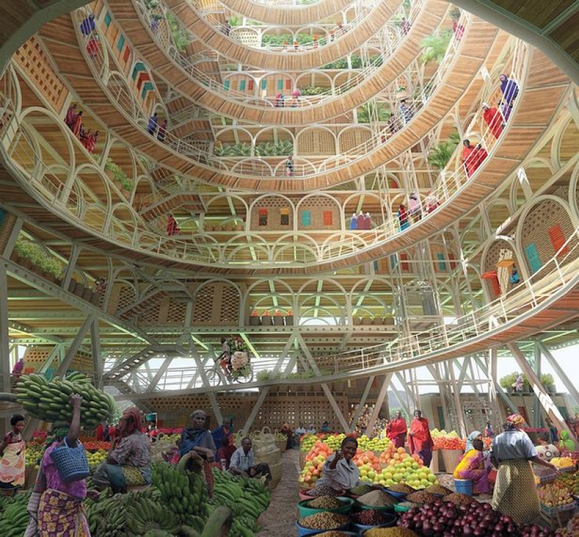 10 incredible ideas for buildings of the future: iceberg, Mars, and home-farm