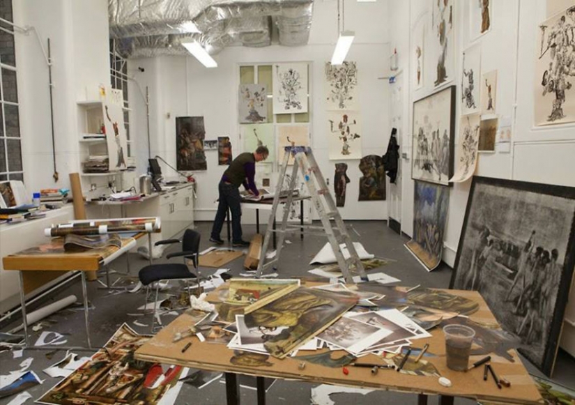 100 artistas famosos y sus talleres