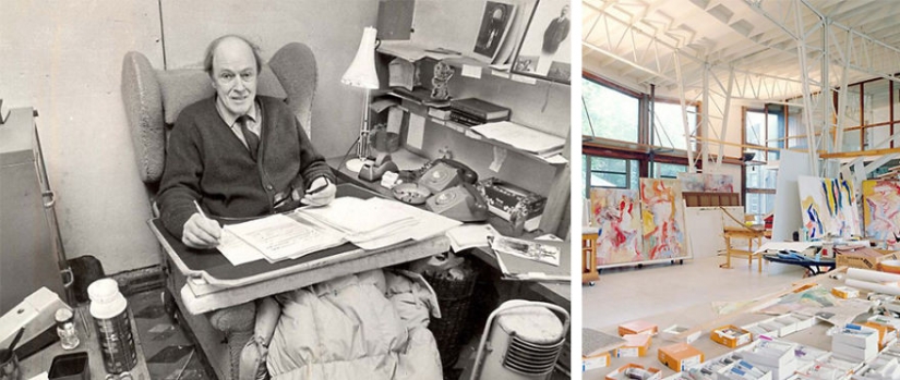 100 artistas famosos y sus talleres