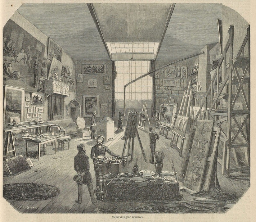 100 famous artists and their workshops