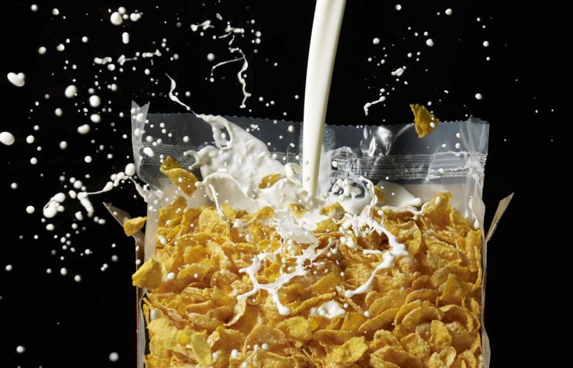 12 locos fotos de comida cortada por la mitad