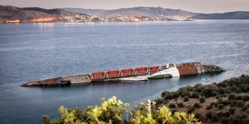 12 sunken ships, which you can see without scuba gear