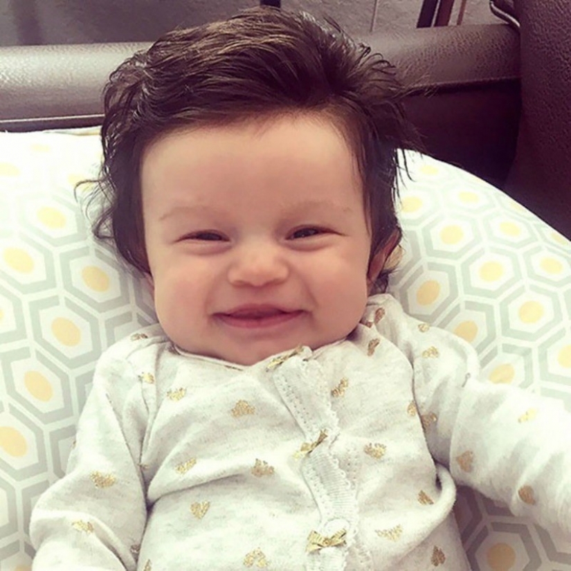 15 cute kids who are born with gorgeous hair 15 cute kids who are born with gorgeous hair