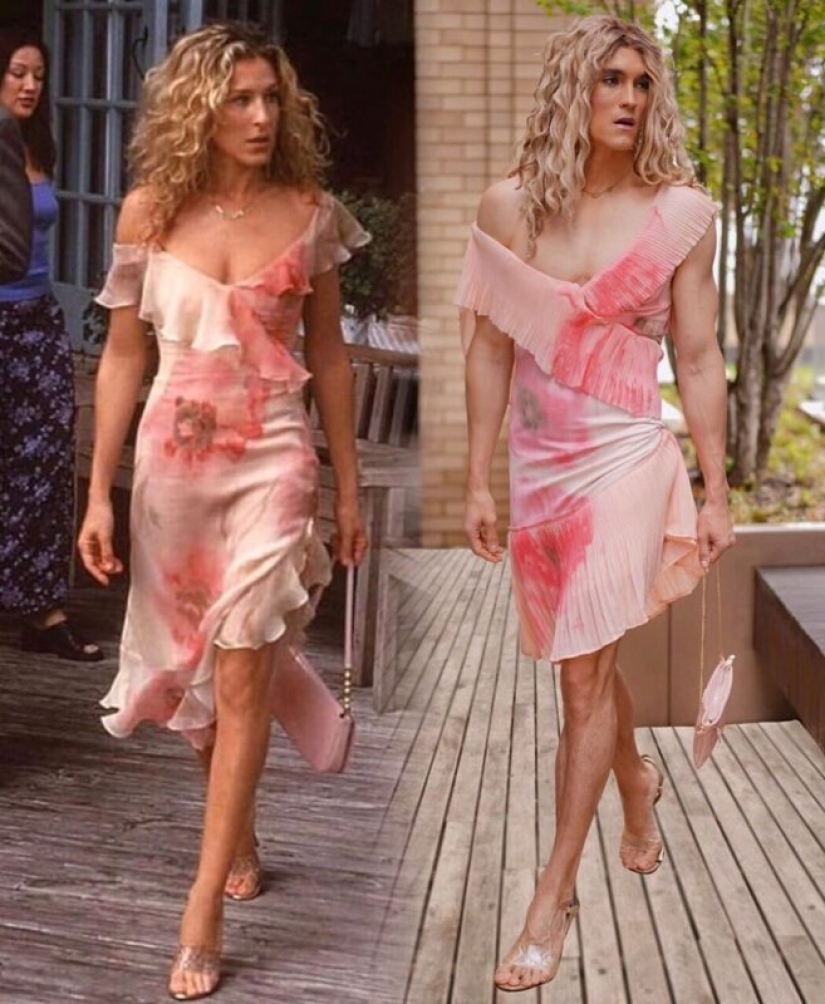 15 fotos de el hombre que expertamente recrea las imágenes de Carrie Bradshaw