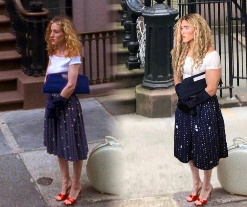 15 fotos de el hombre que expertamente recrea las imágenes de Carrie Bradshaw