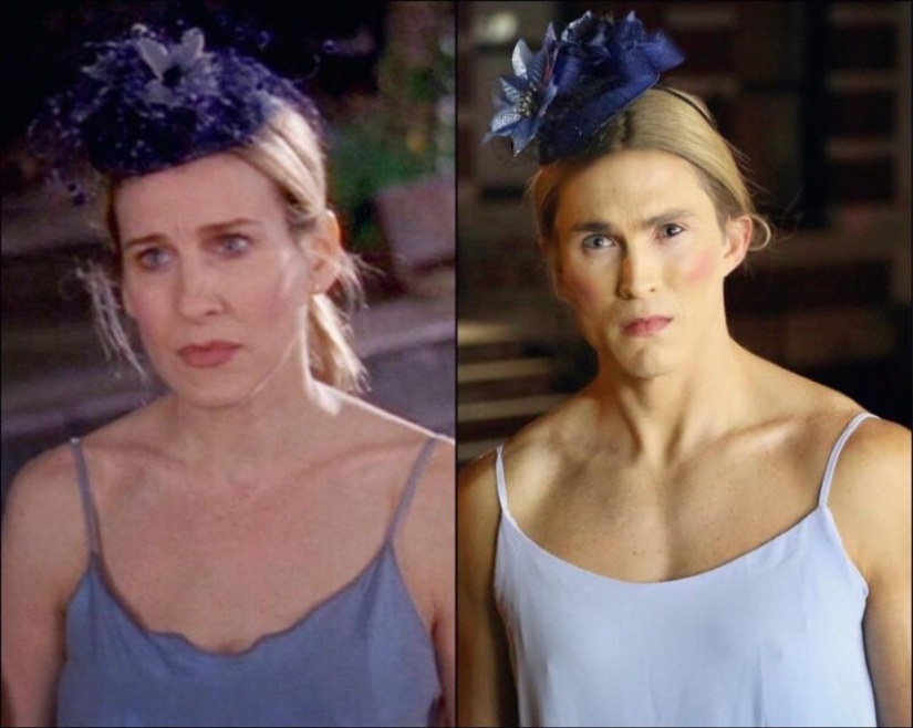 15 fotos de el hombre que expertamente recrea las imágenes de Carrie Bradshaw