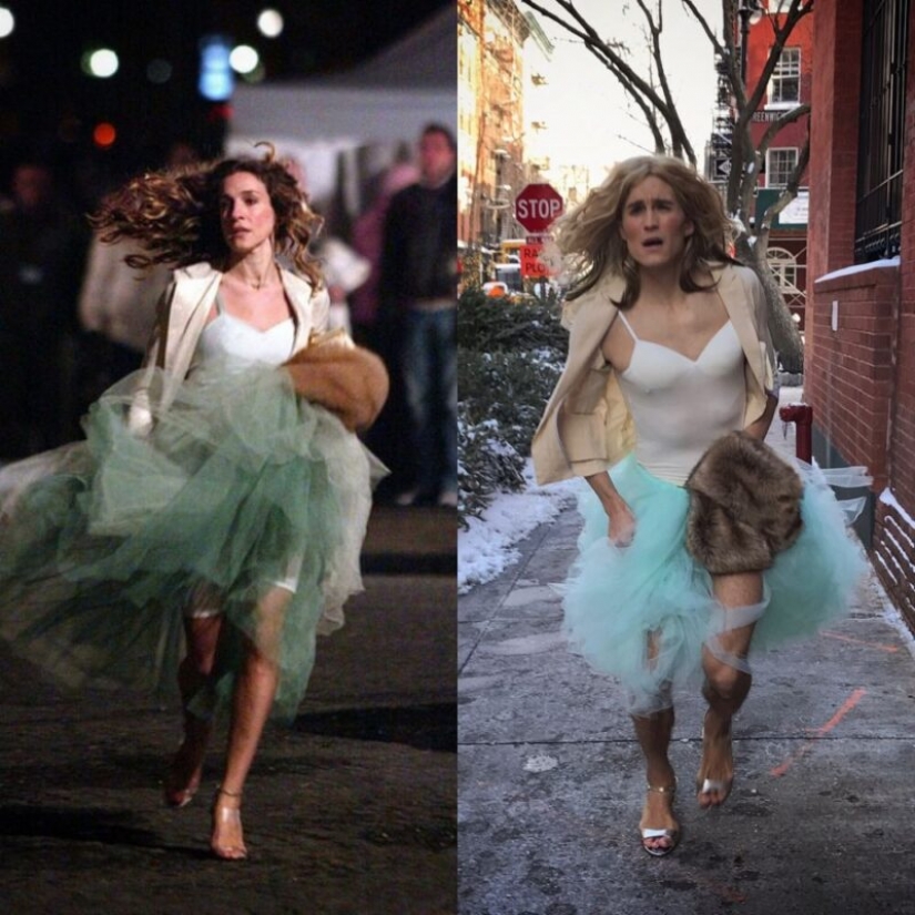 15 fotos de el hombre que expertamente recrea las imágenes de Carrie Bradshaw