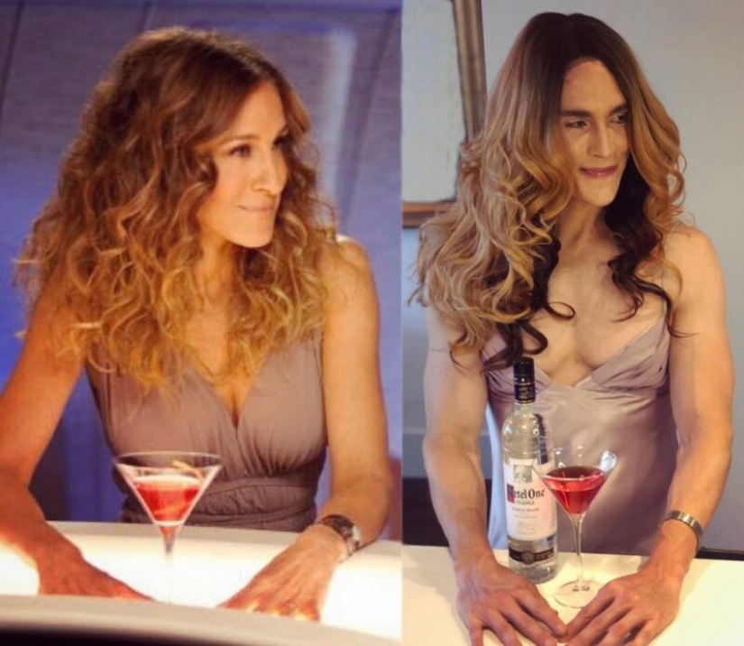 15 fotos de el hombre que expertamente recrea las imágenes de Carrie Bradshaw