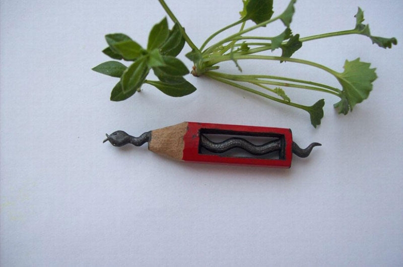 15 increíbles esculturas realizadas a partir de los lápices