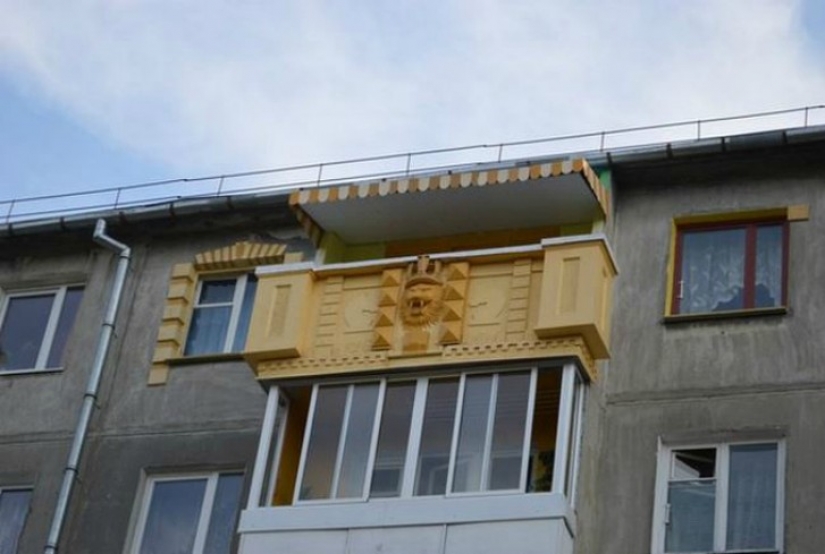 17 obra maestra balcones que puede ser visto sólo en las extensiones de Rusia
