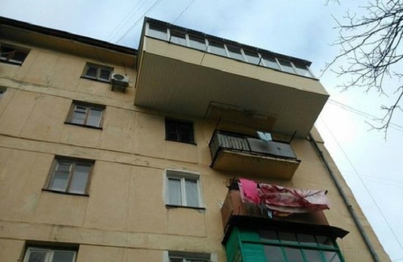 17 obra maestra balcones que puede ser visto sólo en las extensiones de Rusia