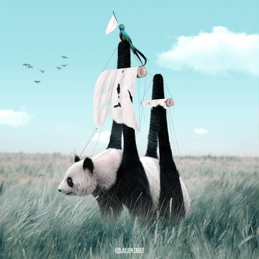 18 de criaturas fantásticas artista digital francés Julien Taba