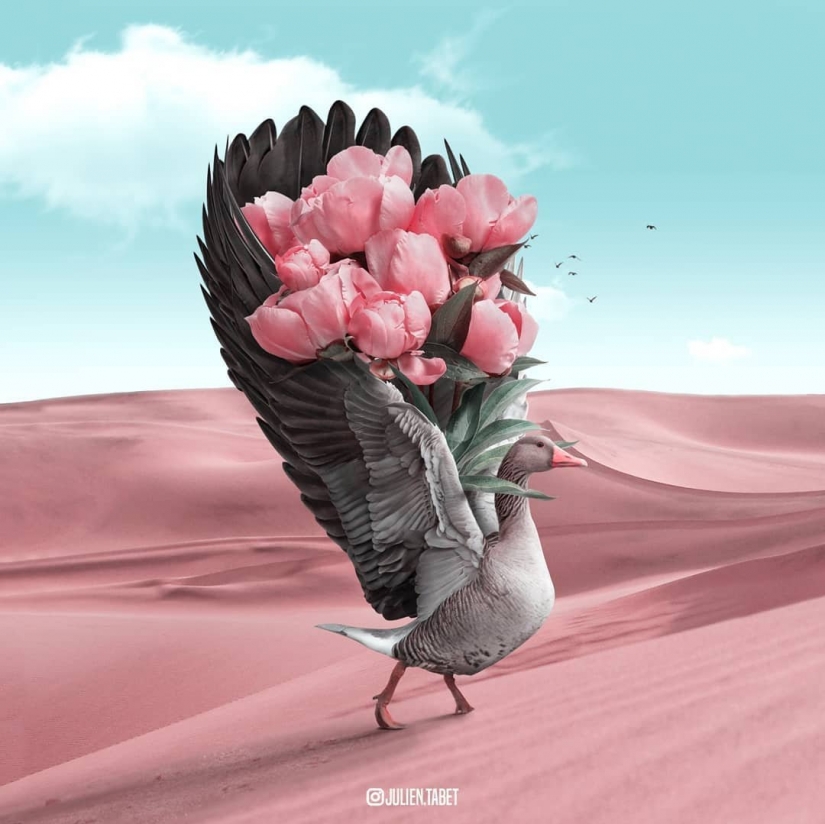 18 de criaturas fantásticas artista digital francés Julien Taba