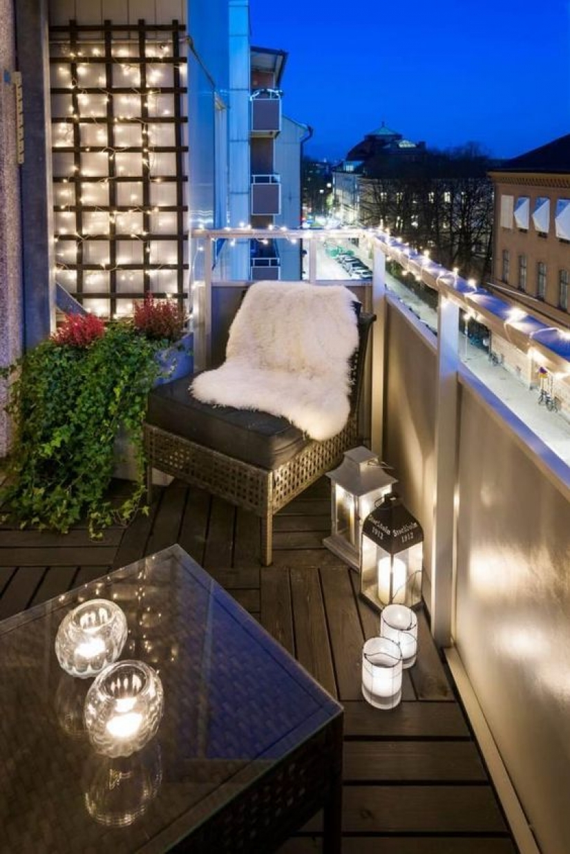 20 ideas on how to decorate a balcony for the New Year 20 ideas on how to decorate a balcony for the New Year