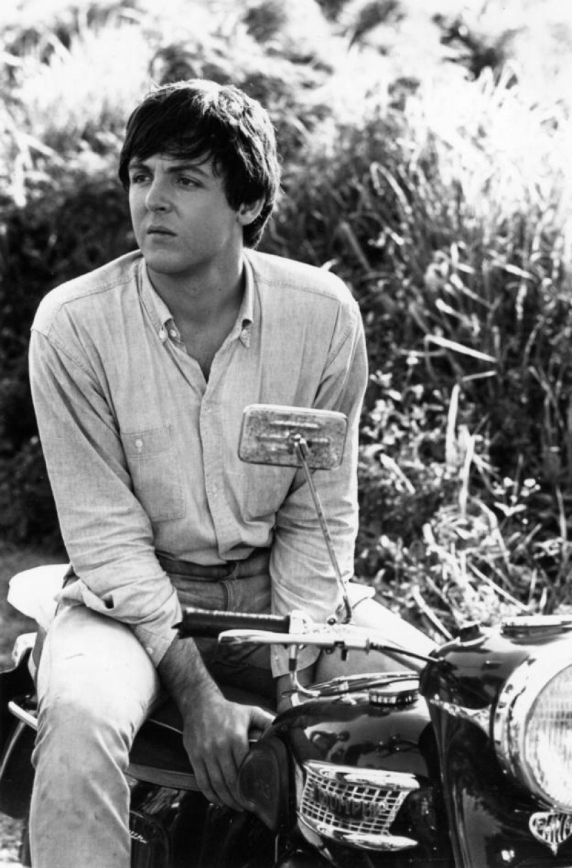 20 photos of celebrities of the twentieth century motorcycles