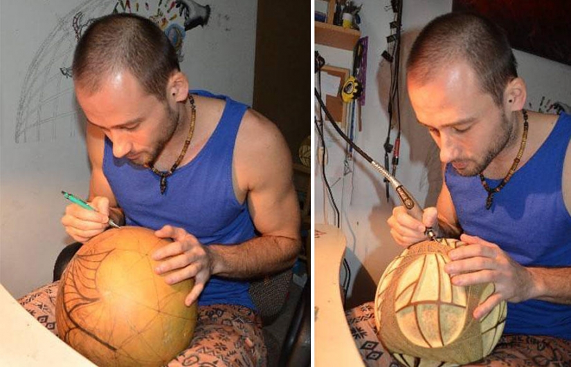 21 la idea de la fabricación de lámparas y candelabros de objetos de la vida cotidiana